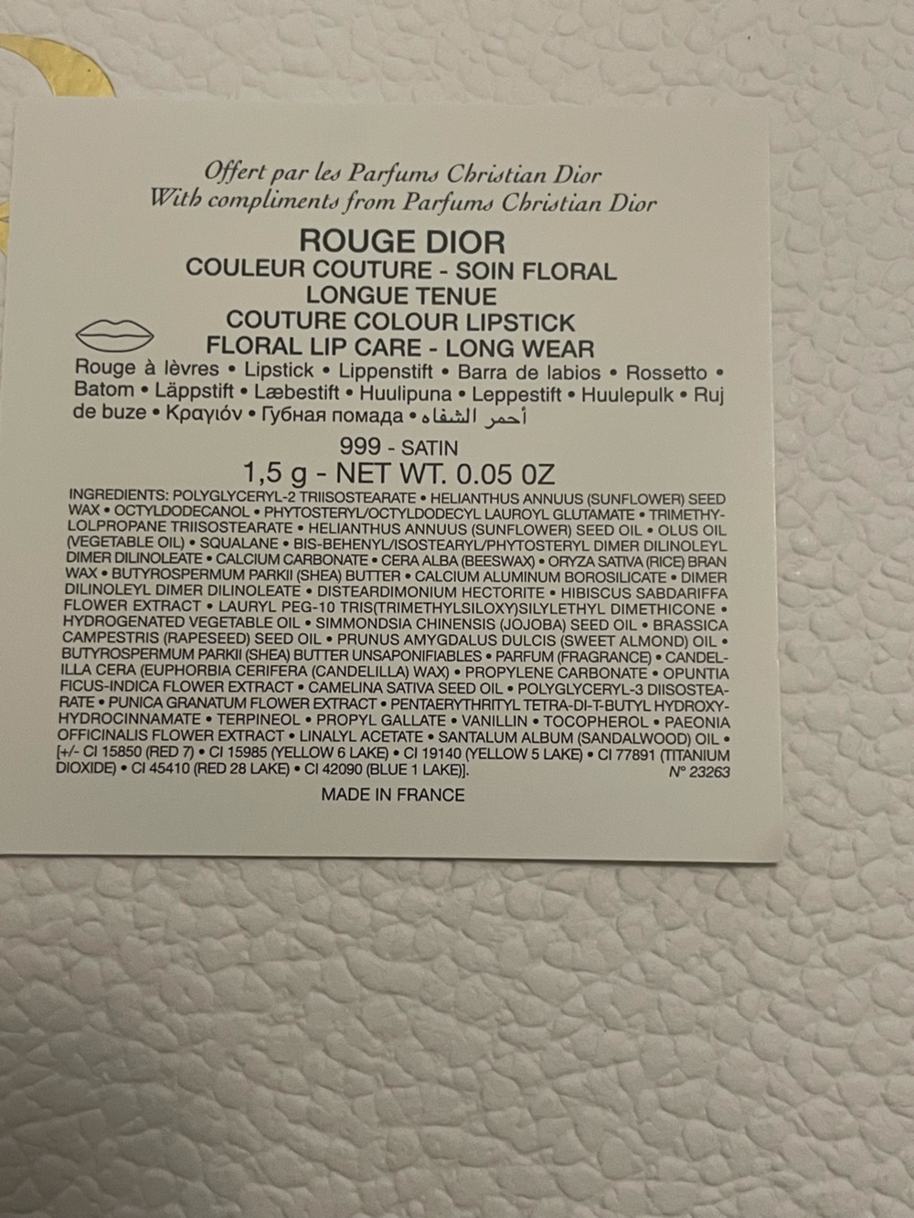 Dior 2026 3 Rouge Dior & on-the-go Case with Charms NIB - Picture 8 of 9